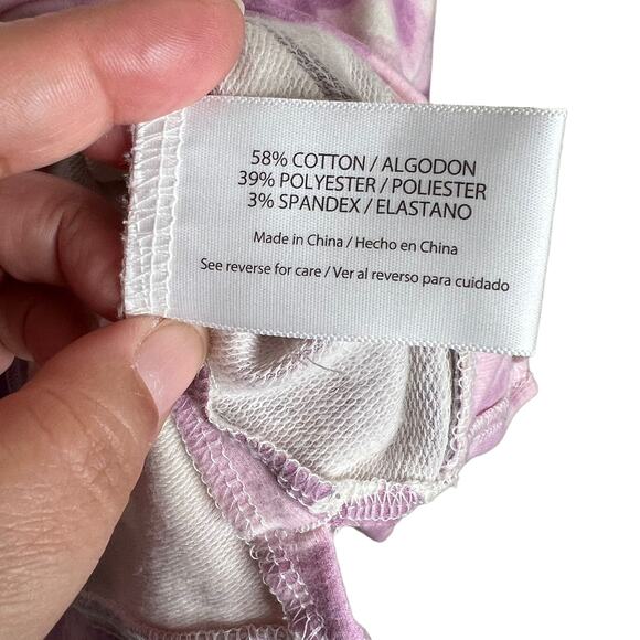 Wildfox Sweater XL Womens Tie Dye Star Print Pullover Long Sleeve Crew Neck - Picture 3 of 5